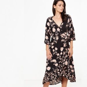 COTTON ON WRAP DRESS